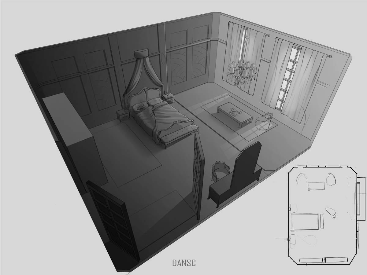 itsdansc's tweet photo. Background concept and design, from something ive been working on 😁✨
#conceptart #Interiorconcept #roomdesign https://t.co/Jzi9oX6JX7