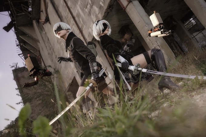 - W A R N I N G - Enemy detected -

@KiaraBerryCos as #2B
ph: @dizzymonogatari
Me as #9S 

#NieRAutomata