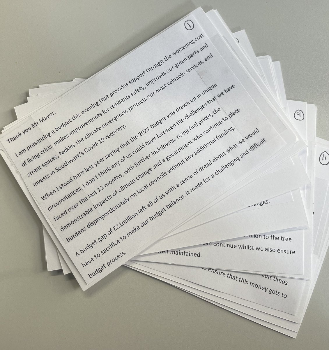 This evening I presented <a href="/SouthwarkLabour/">Southwark Labour</a>’s 2022-23 budget. I’m so glad I don’t have to leave a note for my successor saying there is no money left and am leaving the Council with an ambitious set of new commitments for the coming year