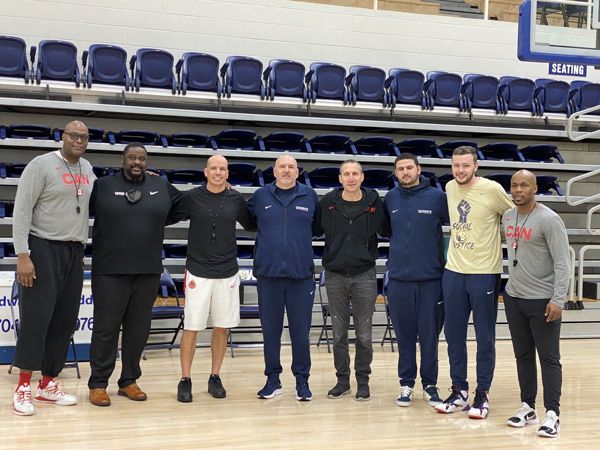 Was a great week having the opportunity to host Team Canada as they prepare for the 2023 World Cup Qualifiers!!  Coach Bjorkgren, Coach Mitchell,Coach Meeks, Coach Blatt and the entire staff were amazing!!!   Good luck in the qualifiers!!!  #TeamCanada #FIBAWC 🇨🇦🇨🇦
