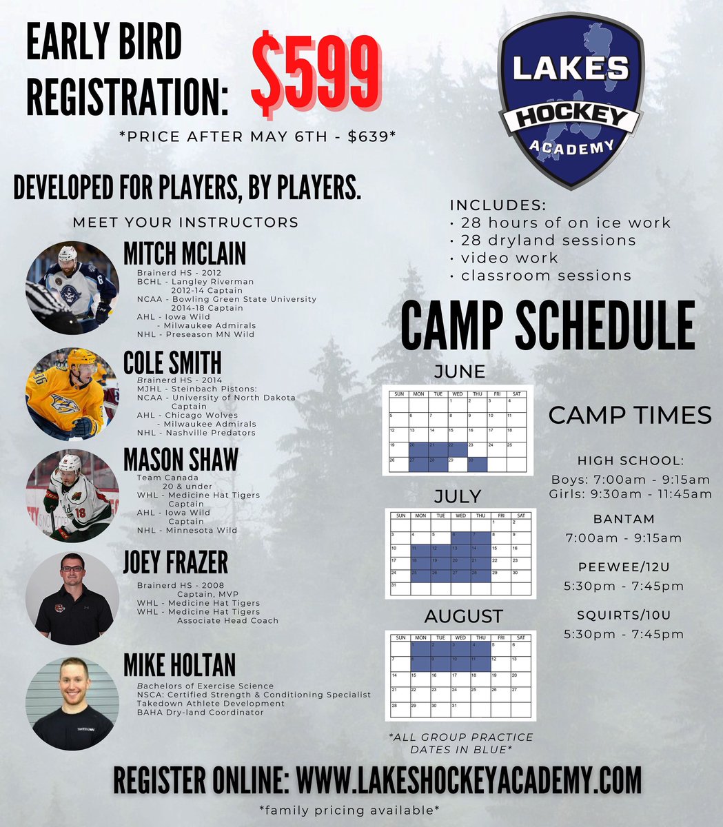 Year ✌🏽 
#BeNext 

Register with us at: lakeshockeyacademy.com