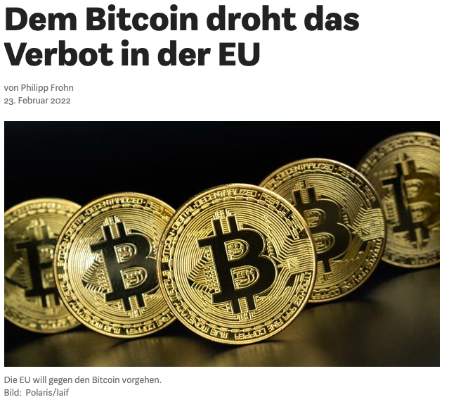 Interessant zu sehen womit sich diese dubiose EU Prominenz gerade beschäftigt! Fakt ist, #Bitcoin ist in vielen fortschrittlichen Ländern kleiner Bestandteil der Implementierung. Ein Verbot von #BTC ist völliger Unsinn. Aber ja, der Selbstzerstörungsladen EU eben! Weiter so..