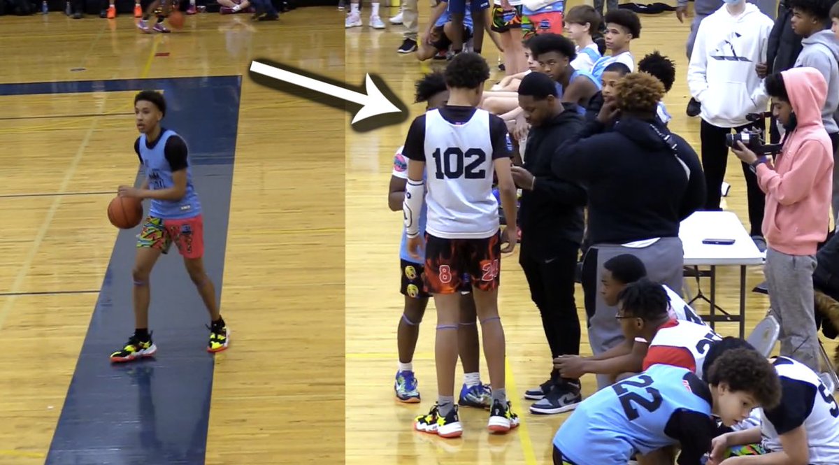 #1 8th Grader In The Country? 6'1 Marcus Johnson NEO Youth Elite Highlights! youtube.com/watch?v=QxGsrj…