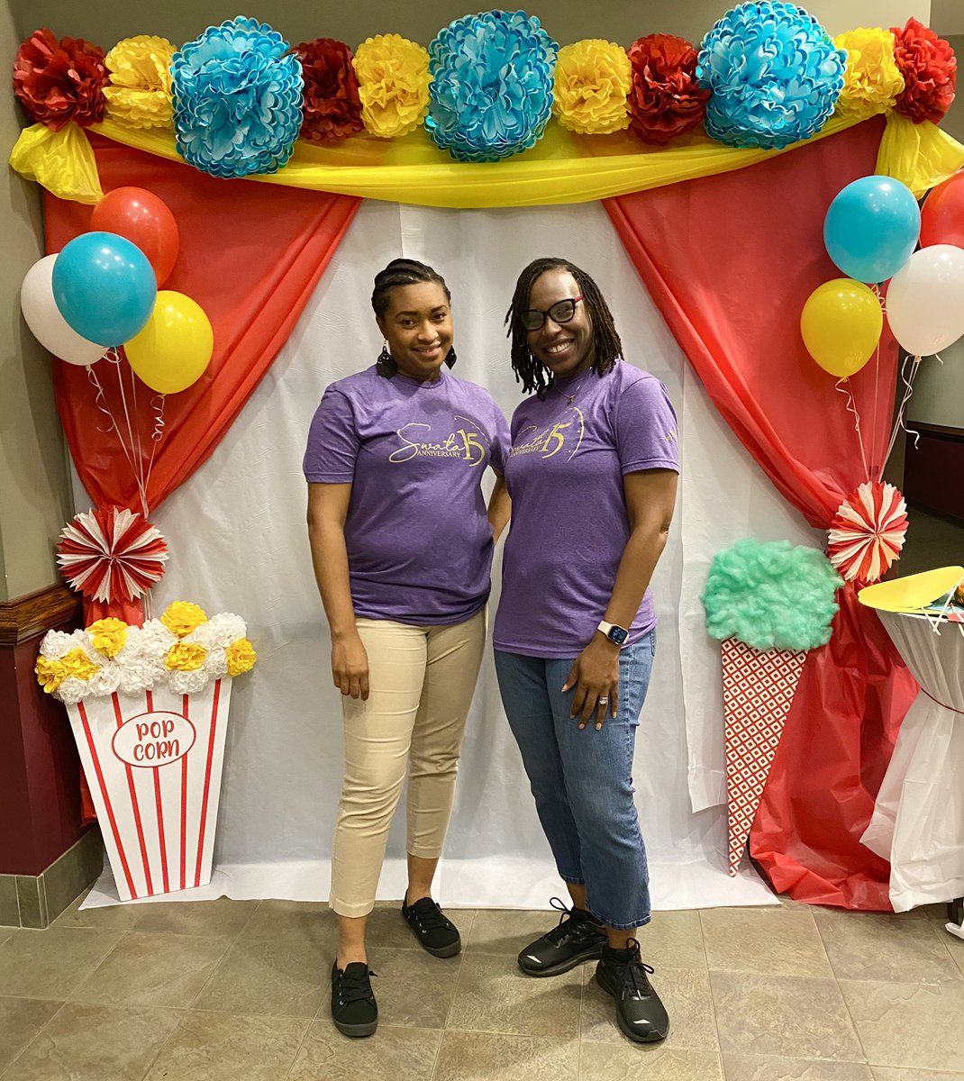 iamswata's tweet photo. These ladies are pretty in purple wearing our commemorative SWATA15 shirt! The SWATAbration was just the beginning because we’re celebrating all year long! Head over to https://t.co/rwWKCgPVzH to order your shirt today!
#SWATA #SWATA15 https://t.co/469mOOhgYU