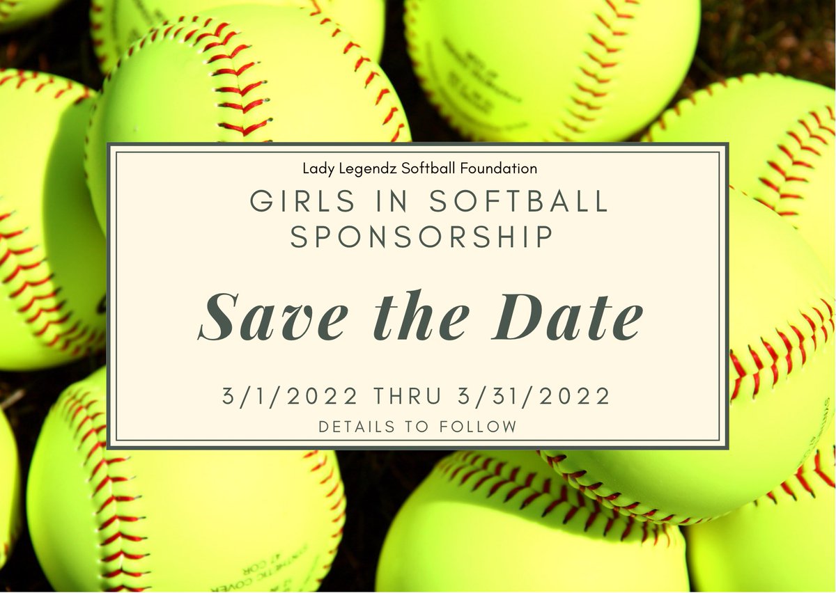 Lady Legendz Softball Foundation tweet media