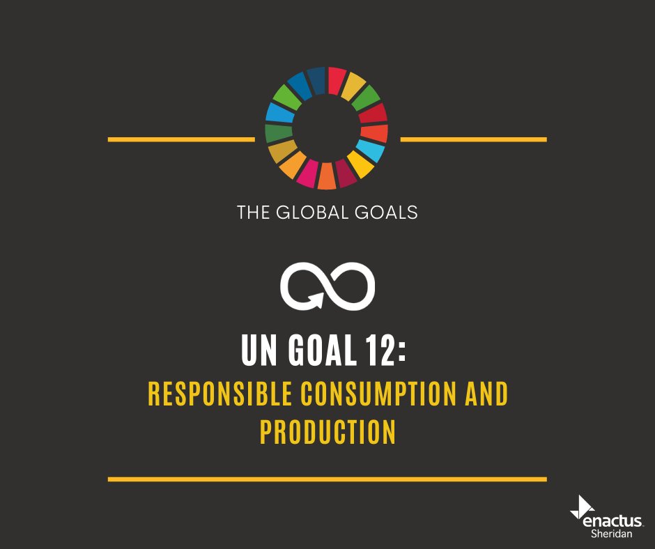 SheridanEnactus's tweet photo. The UN aims to ensure sustainable consumption and production patterns in order to maximize utility and minimize waste.

A successful transition will mean improvements in resource efficiency &amp; consideration of the entire life cycle of economic activities. #UN #ungoal12 #sdg12 https://t.co/LRy9F93gSL
