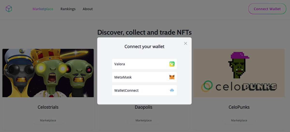 CyberboxArt's tweet photo. More amazing news for our #NFTMarketplace 🔥

Now you can connect to Cyberbox with @ValoraApp and @WalletConnect 🎉

We keep building on CyberBox everyday to be the top #Marketplace on #Celo

#ValoraApp #WalletConnect 
#CELO #CELONFT #TRUECELO #NFTtrading #NFT #NFTCollections https://t.co/pGl4Dvr7sP