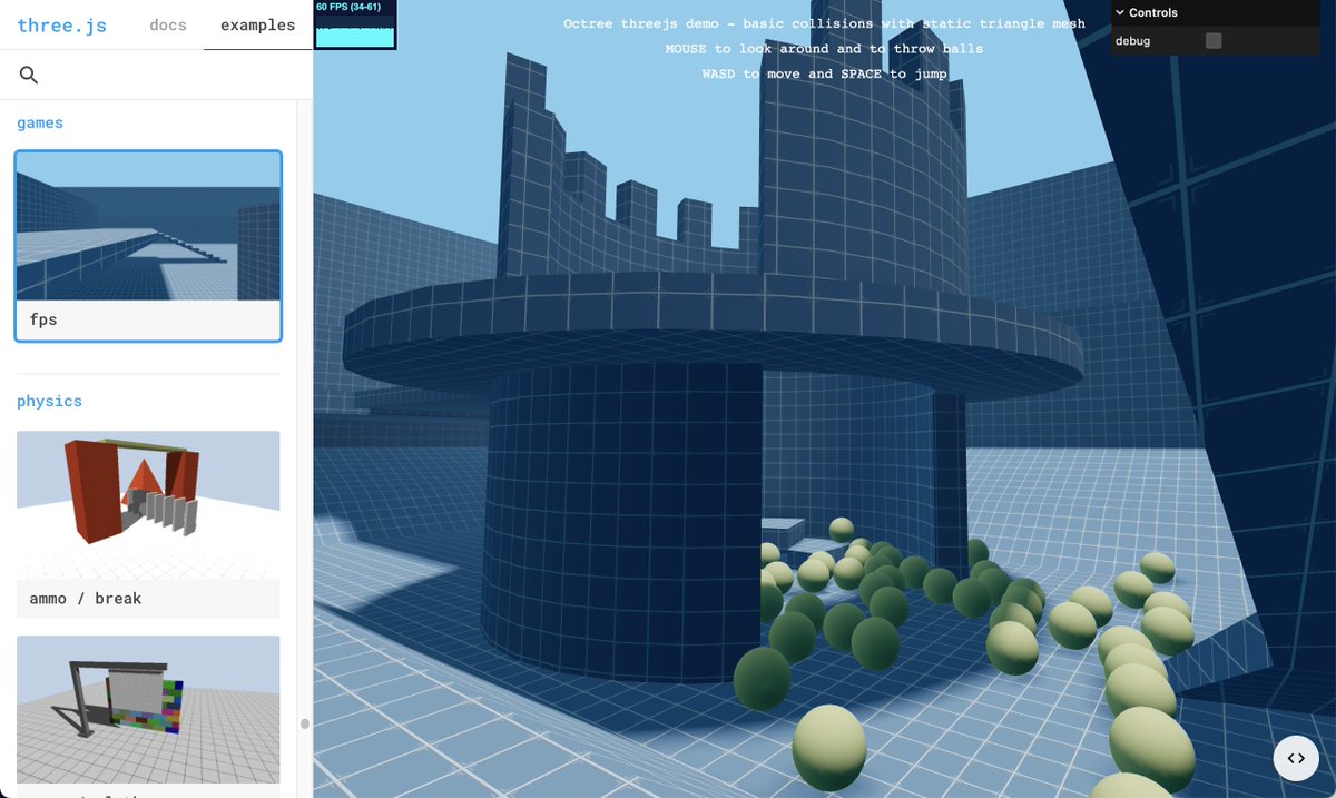 Three.js tweet media