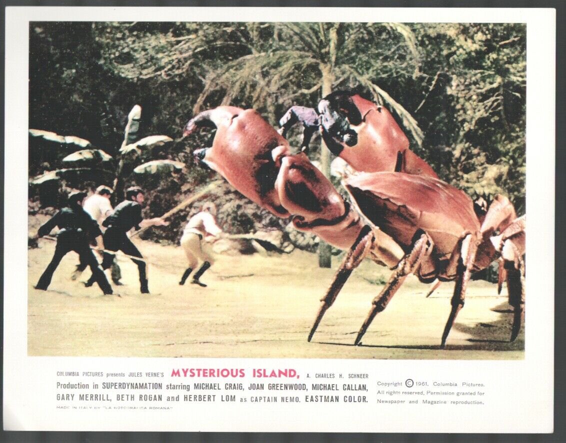 Shot 1460 was our homage to master stop-motion animator, Ray Harryhausen, and his giant crab in ‘Mysterious Island’ (1961)
