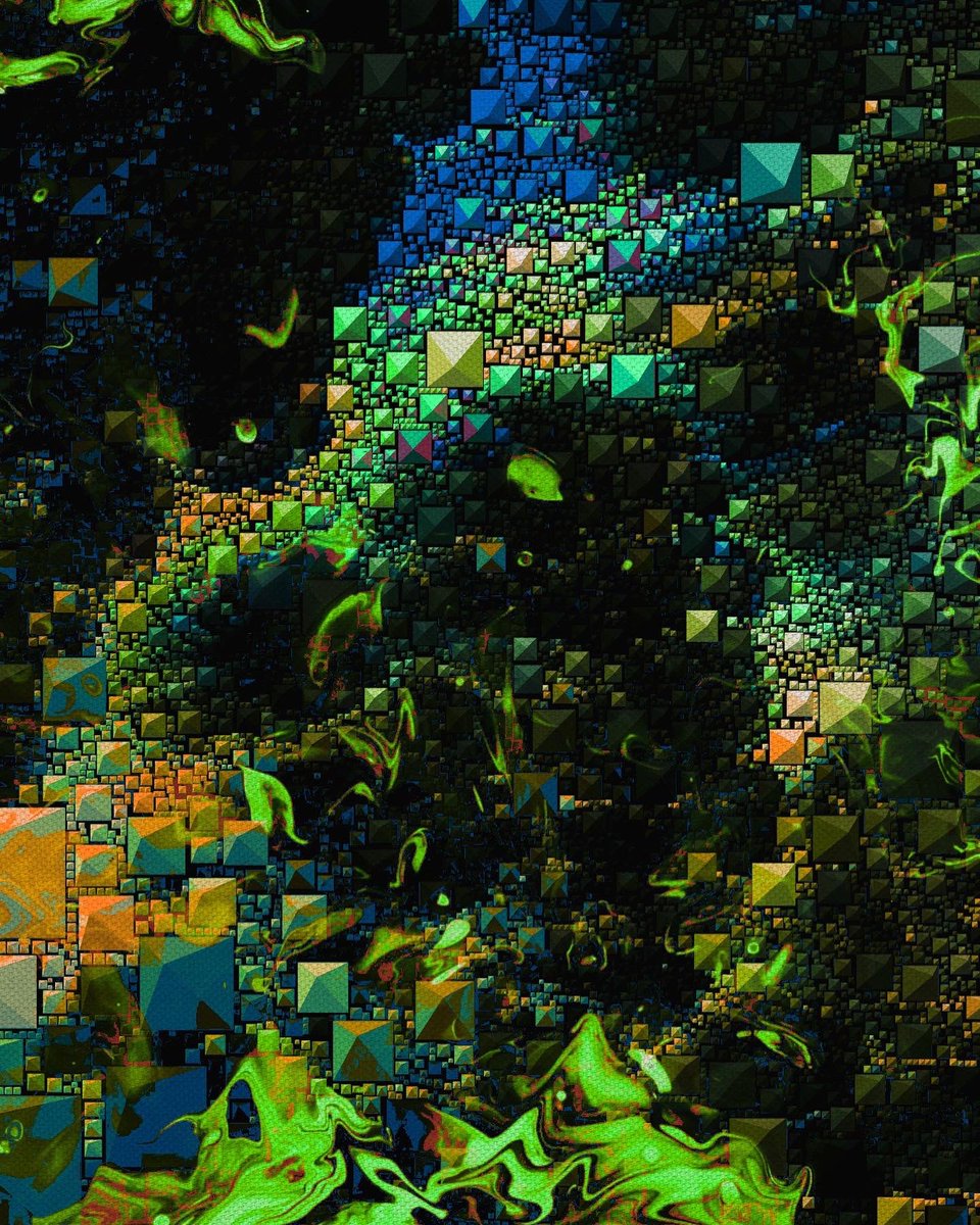 mariathy's tweet photo. ✨

My  art is all about evoking your senses and freeing your brain from the dominance of reality. 

The inspiration comes from an object, landscape or human interaction, where forms have been simplified or arranged.

I invite you into my art, Where does it take you? 💚

#NFT https://t.co/xzAderdNgf