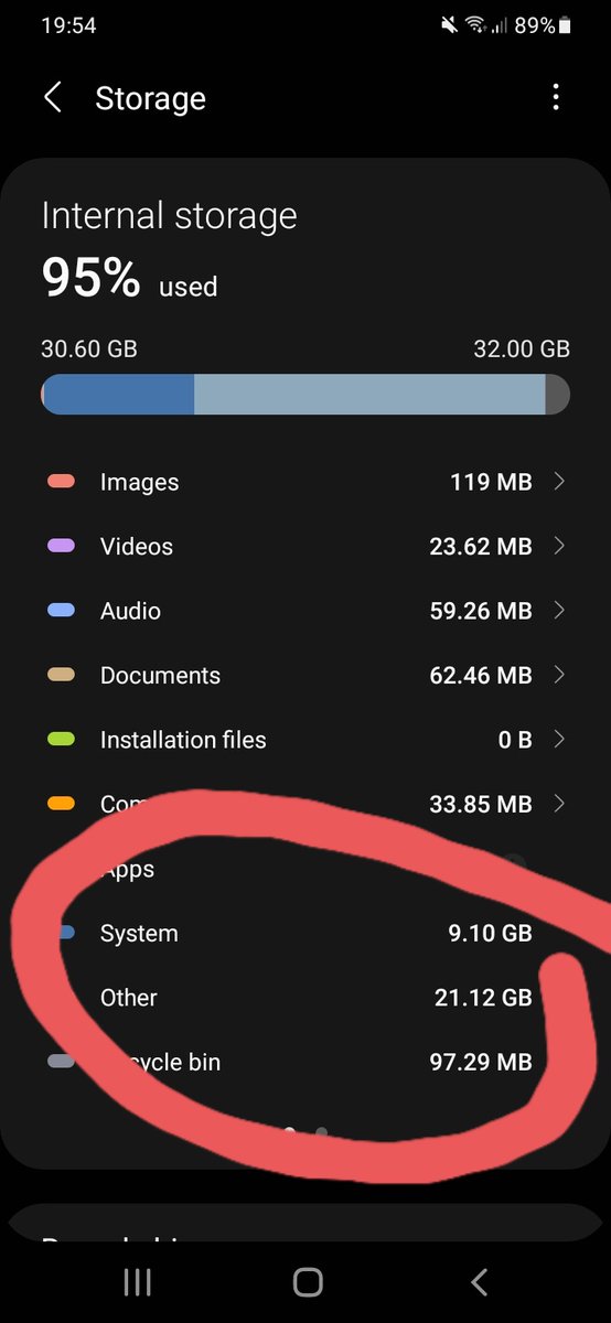 Anyone else feel like <a href="/Samsung/">Samsung Electronics</a> fill up your phones storage via updates to force you into a new phone? #outofspace #updates