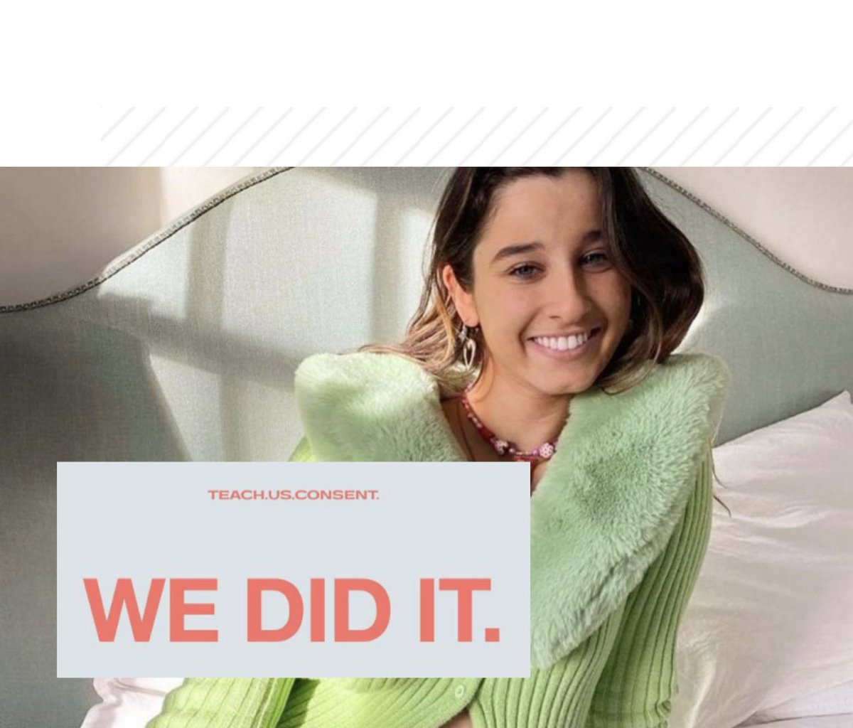 Incredible testament to the power of advocacy, activism and the fast rising tide of the next generation.👊🏽❌❌ 

Holistic #consent #education will roll out in Australian schools from 2023 after #ChanelContos sparked the call for change.💥

▶️ teachusconsent.com
#girledworld