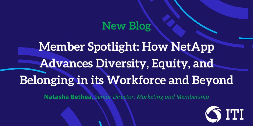 Read my blog post with <a href="/ITI_TechTweets/">ITI</a> on <a href="/NetApp/">NetApp</a>’s vision on creating a culture of belonging by embedding diversity &amp; inclusion into every decision that they make: bit.ly/3JO24W3 #BlackHistoryMonth