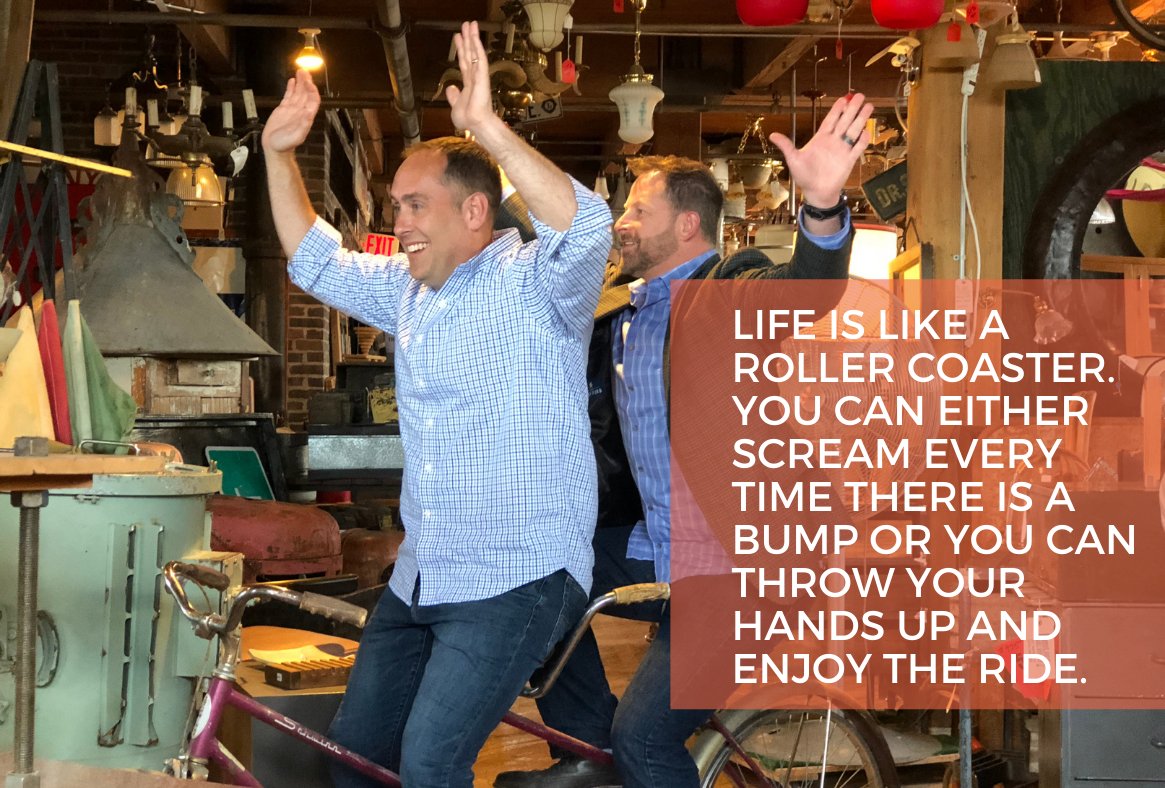 Sometimes you just have to throw your hands up and enjoy the ride. 

#WednesdayWisdom
