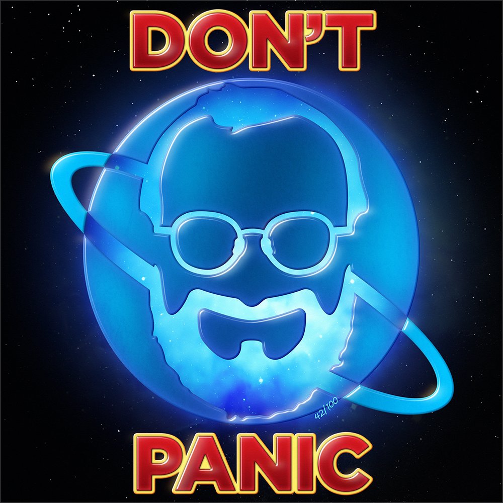smtmsColorado's tweet photo. A few good words to live by in this #IconNFT homage to the great Douglas Adams.
#Cardano $ADA #CardanoCommunity #CNFT https://t.co/8LHKbLZCb6