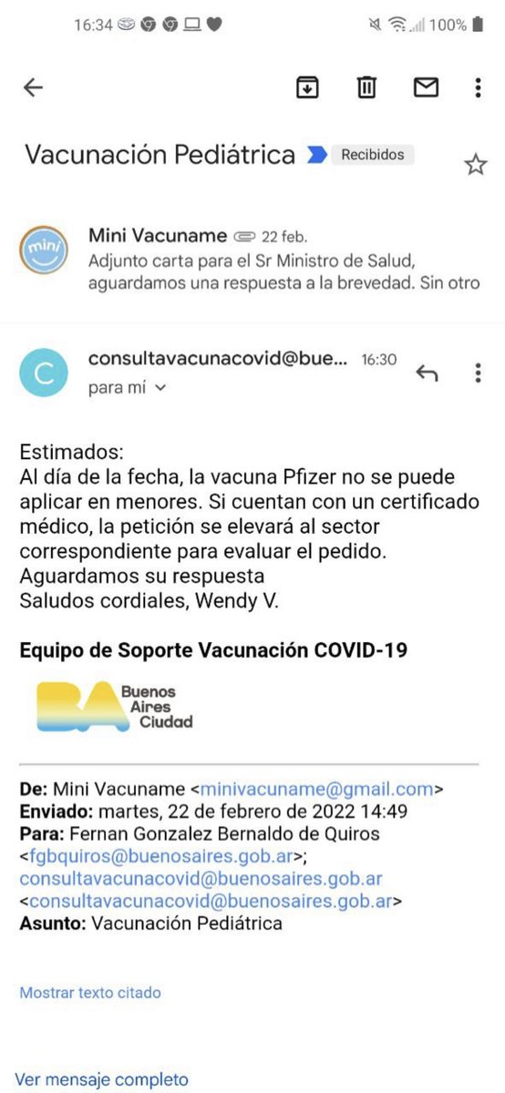 fdagiau's tweet photo. El alineamiento total de la clase política con el negocio de Sinopharm para chicos lleva al Gobierno de la Ciudad a mentir de esta forma. https://t.co/RGppVW6qKq