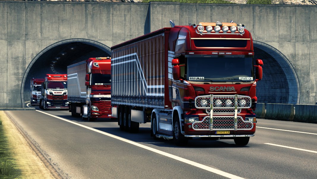 GPEVTC's tweet photo. Golden Phoenix Convoy #7
Thank you to everyone that attended last nights convoy.
Here are a few photos our Media Team captured:
📸by @TMP_ProXCloud & Gmakata
#ETS2 #TruckerMP #BestCommunityEver https://t.co/OPYLOrjwJv