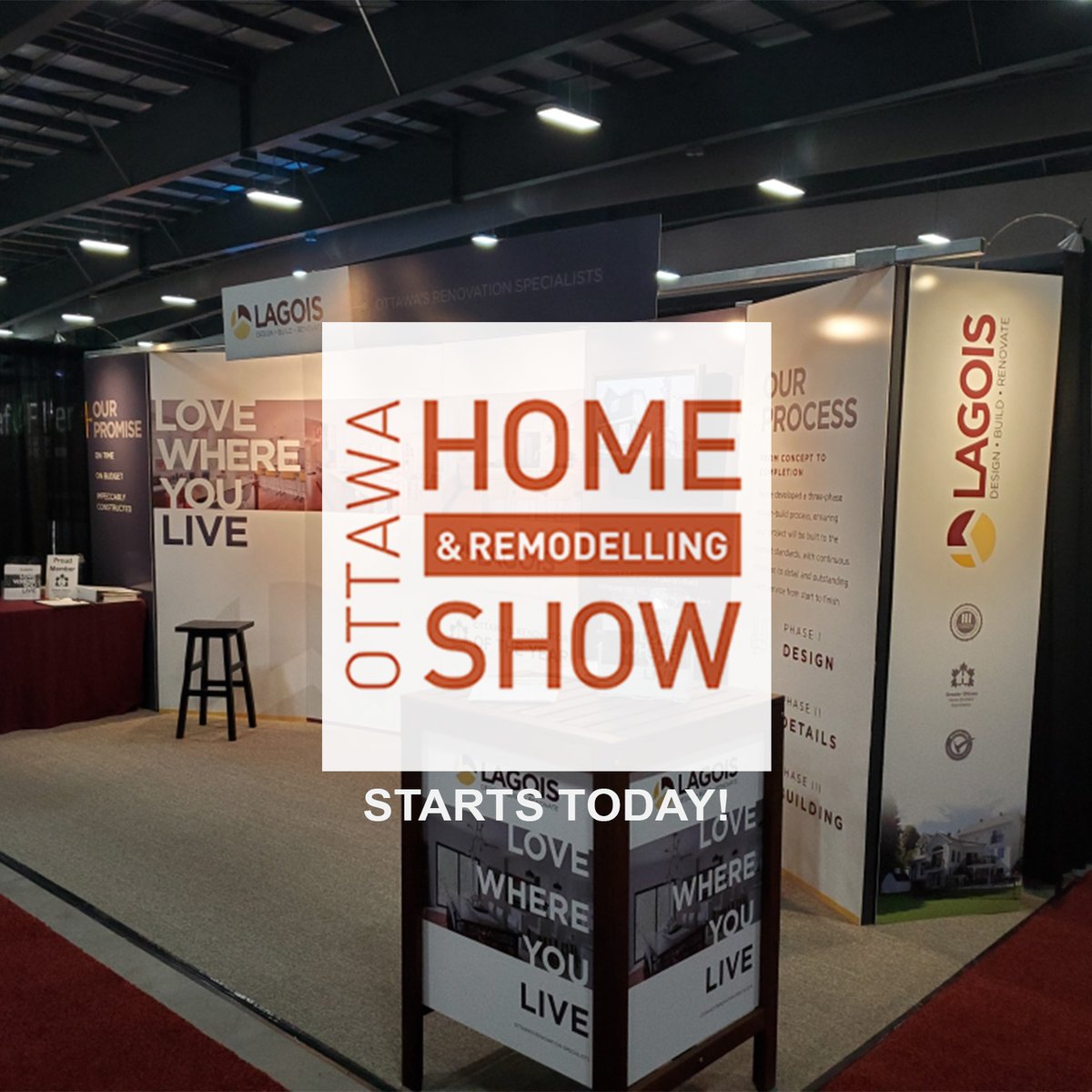 lagoishomes's tweet photo. #ICYMI Lagois Build Design Renovate will be at the 2022 Ottawa Home & Remodelling Show, which starts today!
https://t.co/SPGbolNCnj
#LoveWhereYouLive #OttawaRenovators #Lagois #OHRS22 https://t.co/btz0pioeXo
