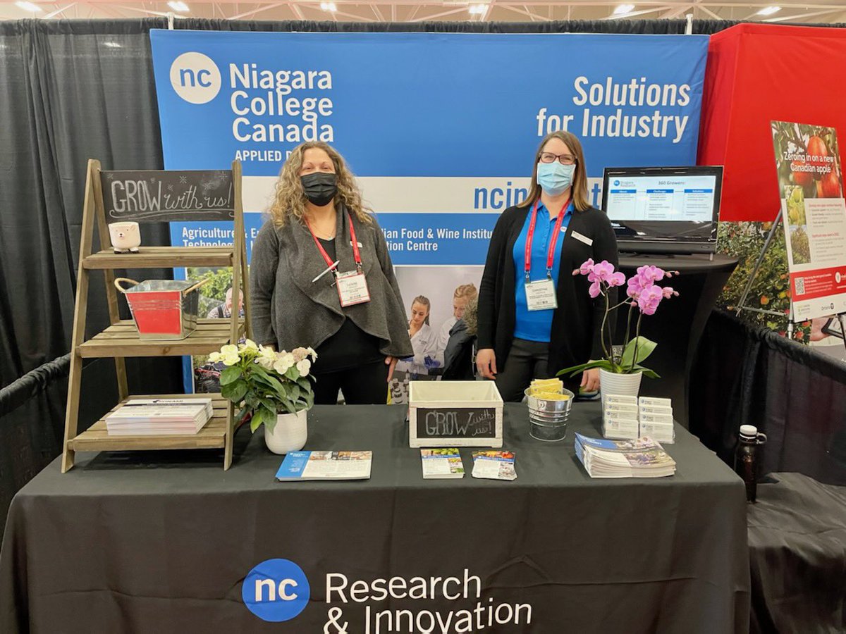 NCResearchInnov's tweet photo. Our horticulture experts ready to chat applied research opportunities with the ag community. Stop by and say Hi! @ofvc1 #ncinnovation #ofvc2022 #fundingforinnovation https://t.co/aSiWsi5rml
