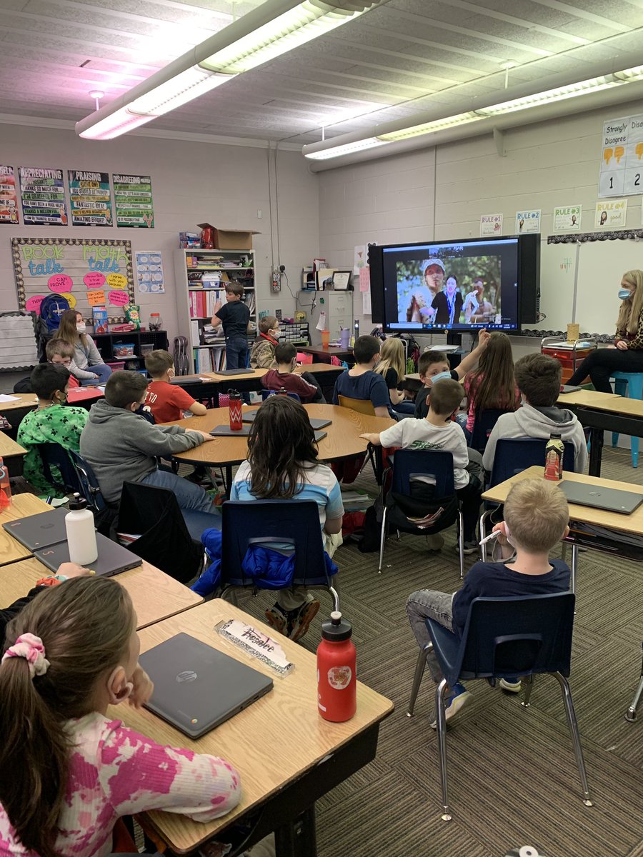 Prowlander's tweet photo. Finding the“Real” Pocahontas with Clearfield 4th graders.  @messer4thgrade @keely_shayee @cilcorg @LSparksELA @VirginiaMuseum @PawsforCougars #globalcollaborators https://t.co/zOyFyDK4s4
