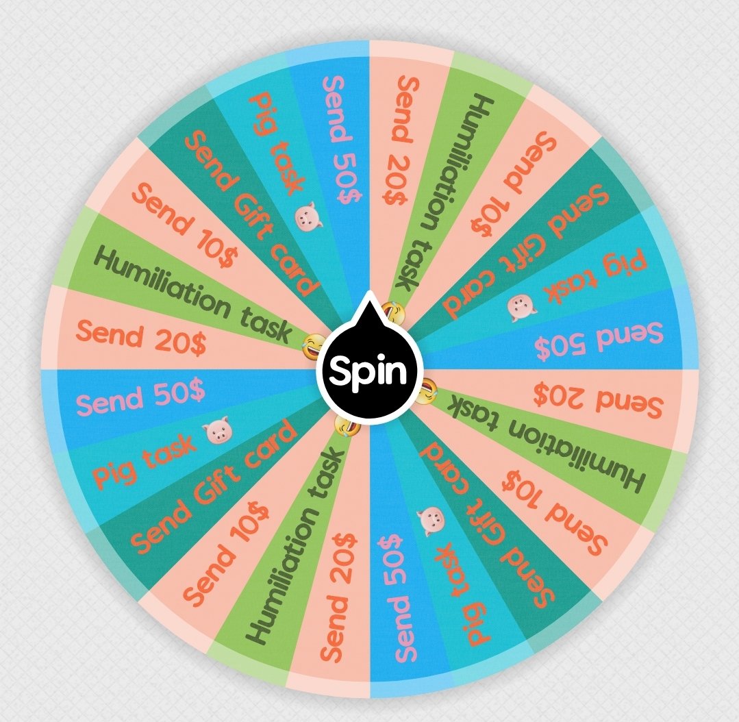 Destiny55076141's tweet photo. Who wants to take a spin on my wheels?! 😈 $5 to spin! https://t.co/ezMiugdi3y