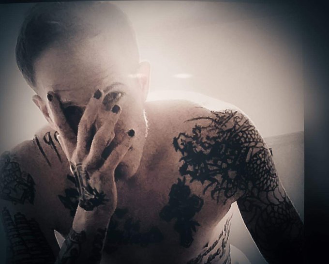 Bleached hair Black nails Devilish stare.   An old soul, but a modern mind.   ✓ Subscribe to [see] all