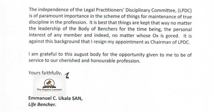ChidiOdinkalu's tweet photo. So, here we go: #Nigeria's Legal Practitioners Disciplinary Committee, #LPDC, is being #KneeCapped by the same ppl who shd guarantee its independence. The chairman has resigned in protest. This stinks.... https://t.co/poPqZHjHV6