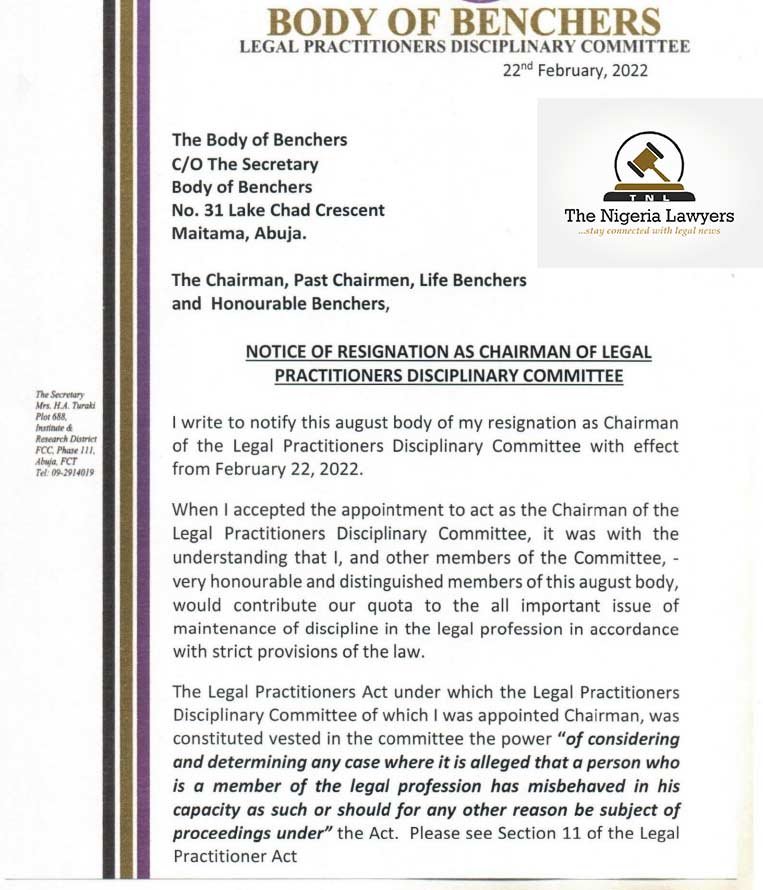 ChidiOdinkalu's tweet photo. So, here we go: #Nigeria's Legal Practitioners Disciplinary Committee, #LPDC, is being #KneeCapped by the same ppl who shd guarantee its independence. The chairman has resigned in protest. This stinks.... https://t.co/poPqZHjHV6