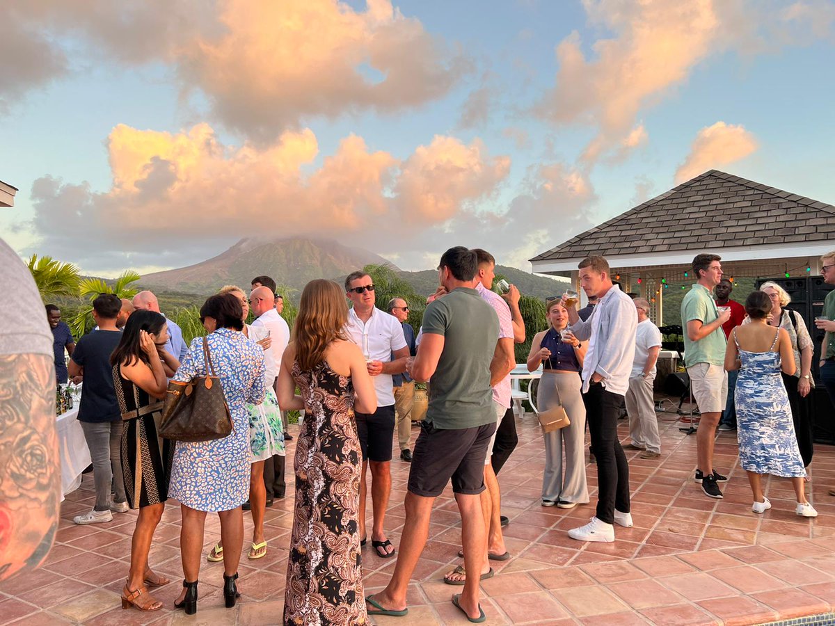 528STRE's tweet photo. #ExPP22 were privileged last Friday to be invited to a reception at H.E. The Governor's residence. A great night which facilitated the meeting of key stakeholders from across #Montserrat and will set us up well for the tasks ahead. @UKinMontserrat @66WorksGroup_RE @8EngrBde https://t.co/cyjRaeGYSO