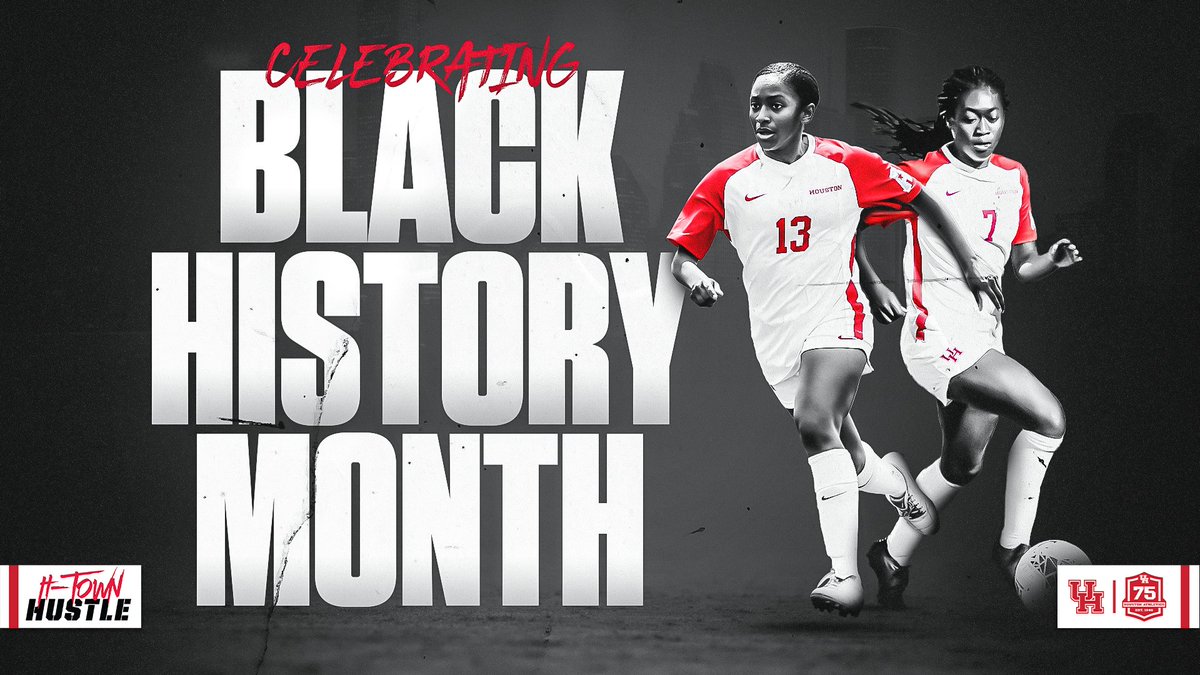 UHCougarSoccer's tweet photo. In honor of #BlackHistoryMonth, we honor the past, celebrate the present and look towards the future of Houston Cougar Women's Soccer! ❤️

#GoCoogs #HTownHustle https://t.co/op8KTQCK7z