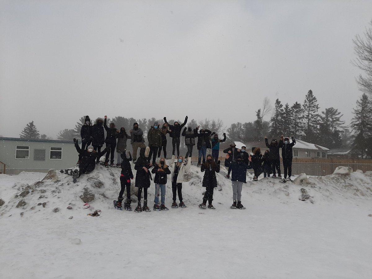 Snowshoes are snow much fun! 
<a href="/GoodfellowPS/">Goodfellow P.S.</a>