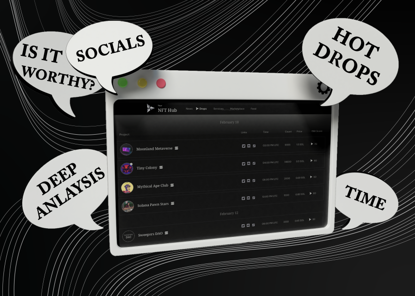 NovaNerdsNFT's tweet photo. Are you missing your daily drops with detailed analysis?
Head over to https://t.co/zxyXbYr1GB to get some news of the crypto world and NFT space. 

Don't miss out, we are just getting started!! https://t.co/Y1bbH3FsRX