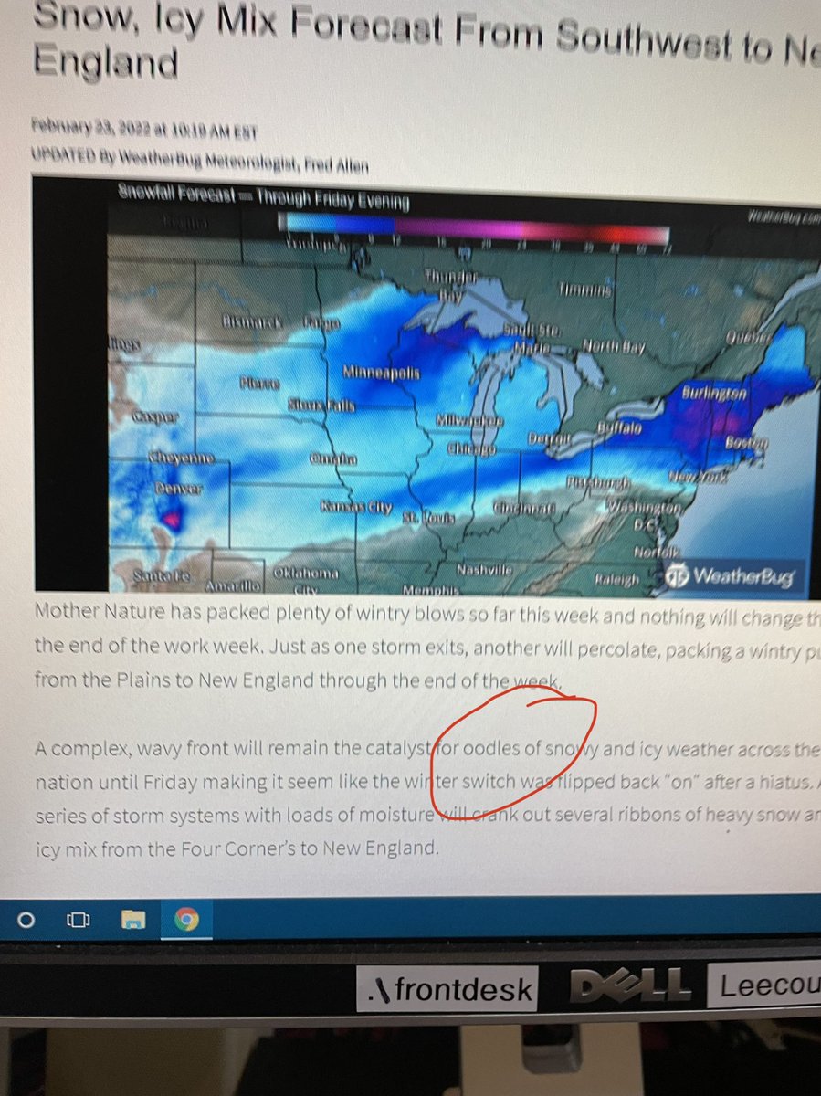 clbabb's tweet photo. ⁦@JasonDunning⁩ #weather #forecast of oodles 🤣🤣🤣  I don’t think I’ve ever heard you use that one. #weatherbug https://t.co/GDYk74hqx7