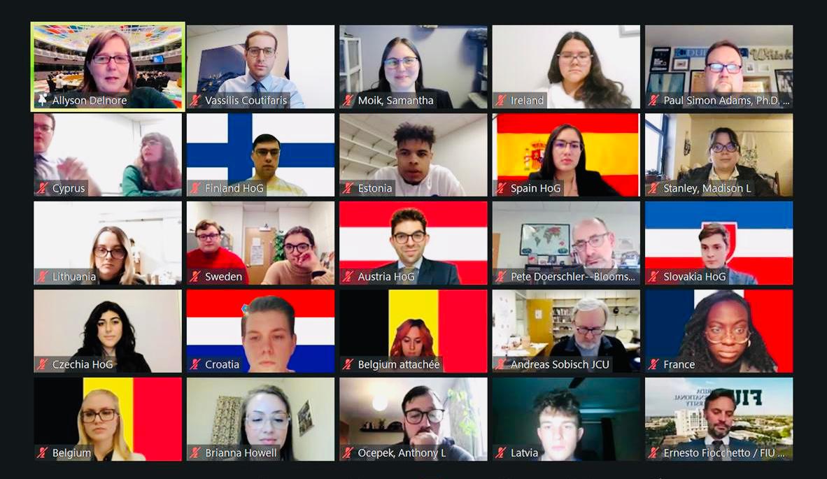 EUintheUS's tweet image. Thanks to @EuceEsc for hosting &amp;amp; to those students who participated in this #ModelEU competition! #ModelEU allows students in U.S. universities run EU simulations in their classrooms. Through this experiential process, we&apos;re building a transatlantic relationship for the future.