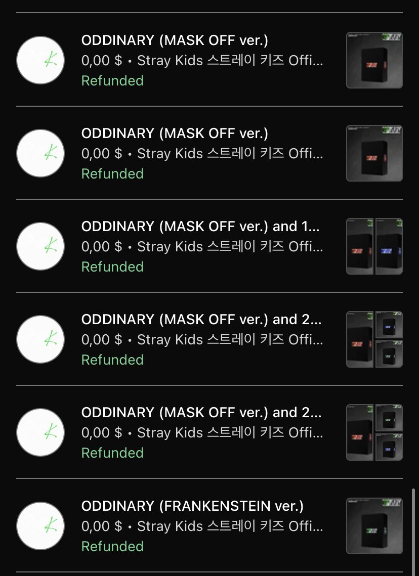 lisayf9513's tweet photo. @Sunny_Hannie You can see. I have 3 of 6 orders with only 4 albums per box. But they canceled all of them. So what it’s real reason? https://t.co/xYU0ReQdfT