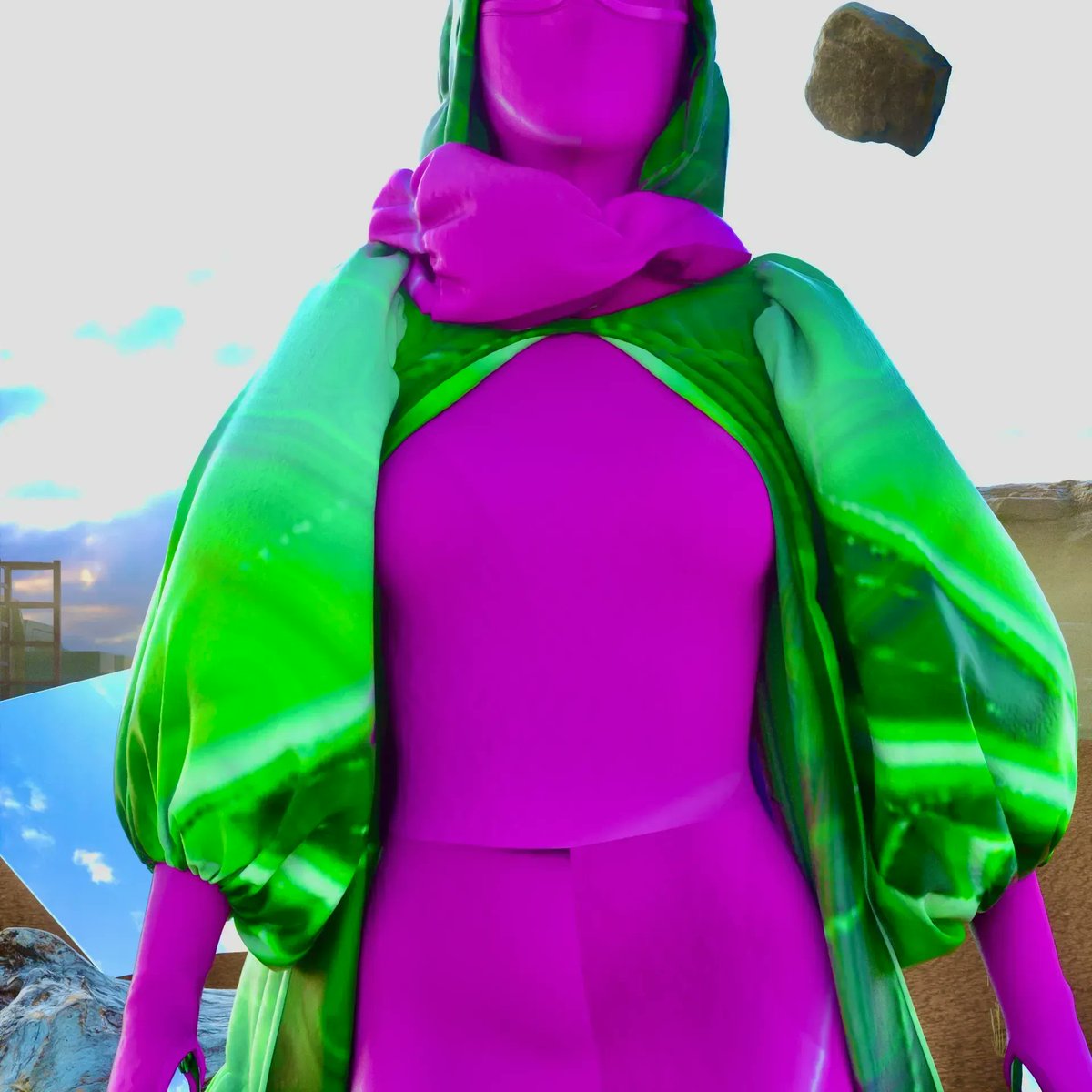 🚨 Dropping for 0.5 ETH on FOUNDATION.APP  🚨 

<a href="/VohraSidharth/">Sidharth Vohra</a> 3D artist with <a href="/marguixastudio/">MAR GUIXA STUDIO</a> #digitalfashion #NFTCommunity for @withFND