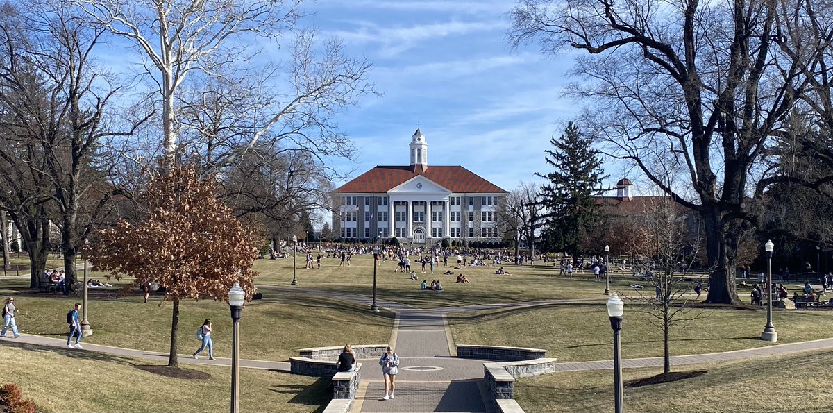 Such a beautiful day on the Quad! Enjoy the great weather, Dukes! #youreloved #yourevaluable