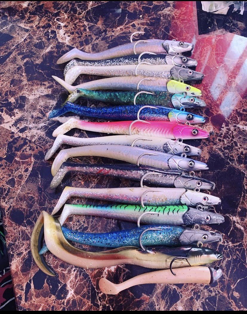 Just a lil gear left over from last season Striper fishing #Savagelures #Stripedbass #HudsonRiverHunter
