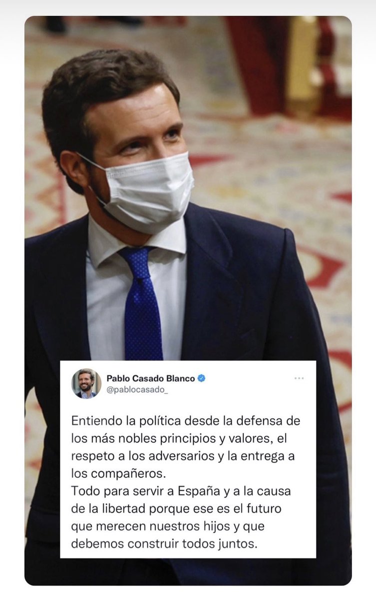 No habrá otro igual. Siempre será mi presidente. <a href="/pablocasado_/">Pablo Casado Blanco</a>
