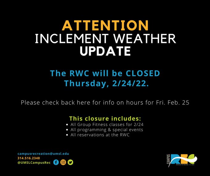 Umsl Spring 2022 Schedule Imleagues | University Of Missouri - St. Louis | Intramural Home