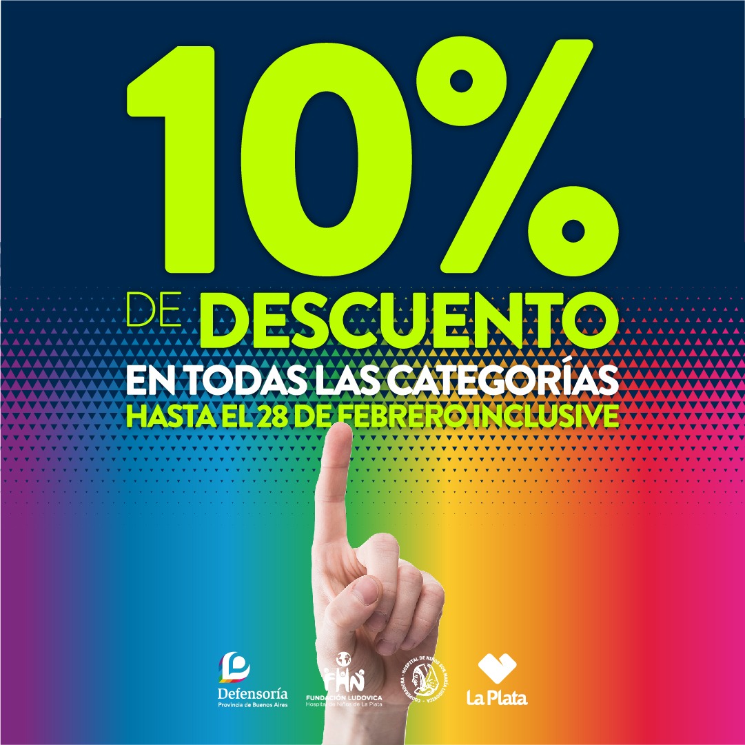 defensoriaPBA's tweet photo. APROVECHÁ EL ÚLTIMO DÍA DE DESCUENTO EN LA INSCRIPCIÓN 

🏃🏻‍♂️🏃‍♀️ 10ª Maratón de la Defensoría “Sor María Ludovica”.

👉🏻 Los valores de inscripción tienen un 10% de descuento (ya aplicado). 

▶️ Para inscribirte, entrá a este link 
https://t.co/OuPM433PoY

https://t.co/MKkSXhpcDo