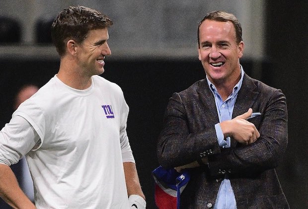 BovadaOfficial's tweet photo. Who’s your favorite Manning?

❤️ for Eli Manning 
🔁 for Peyton Manning https://t.co/YglVB8QXKG