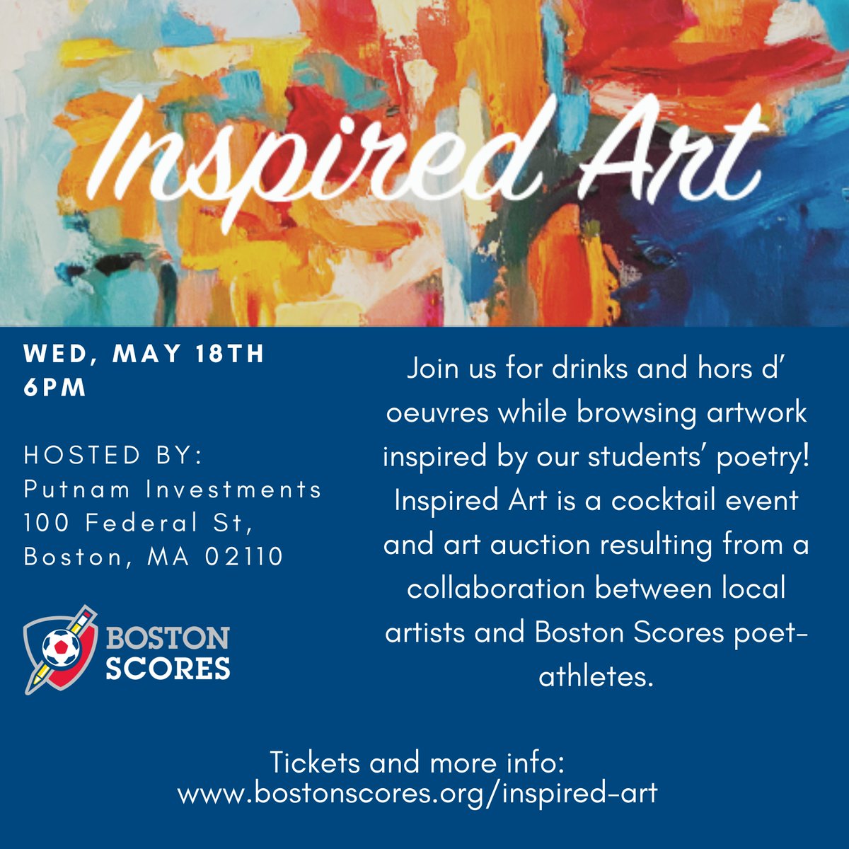 Get your ticket for Inspired Art now! bit.ly/3542zwm