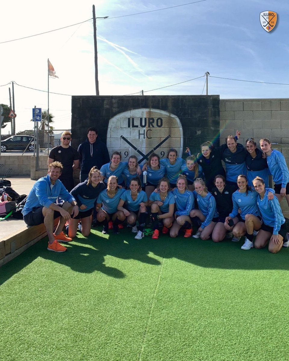 ilurohc's tweet photo. 🏠 COM A CASA

💙🖤 Aquesta setmana ens han visitat les noies del @HGCHockey!

🖤💛 La setmana passada, també des d'Holanda, les @MHCdeReigers!

Un plaer, veel geluk!! 🧡 https://t.co/9JIImH46yv