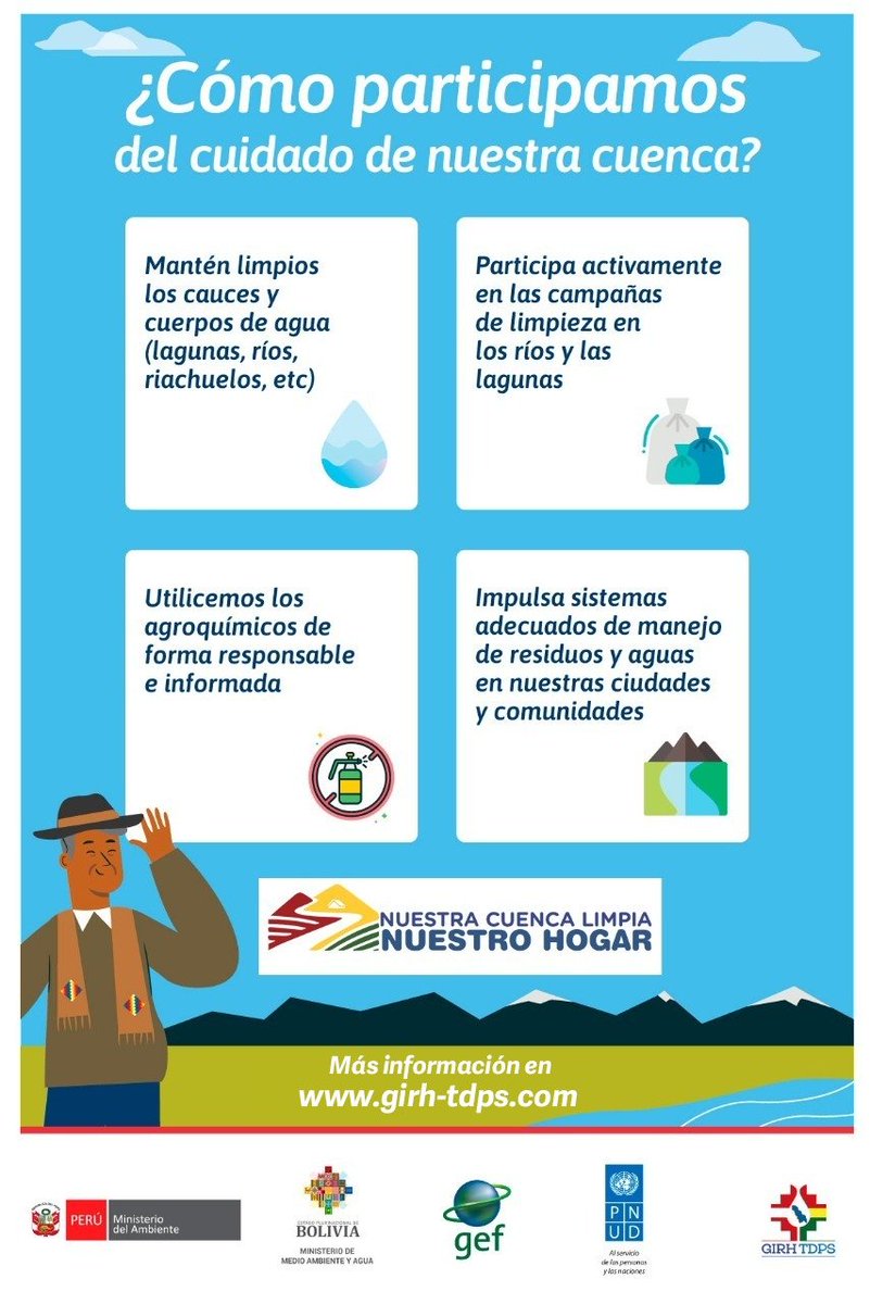 Sigue estos consejos del proyecto #girhtdps para mantener #nuestracuencalimpia