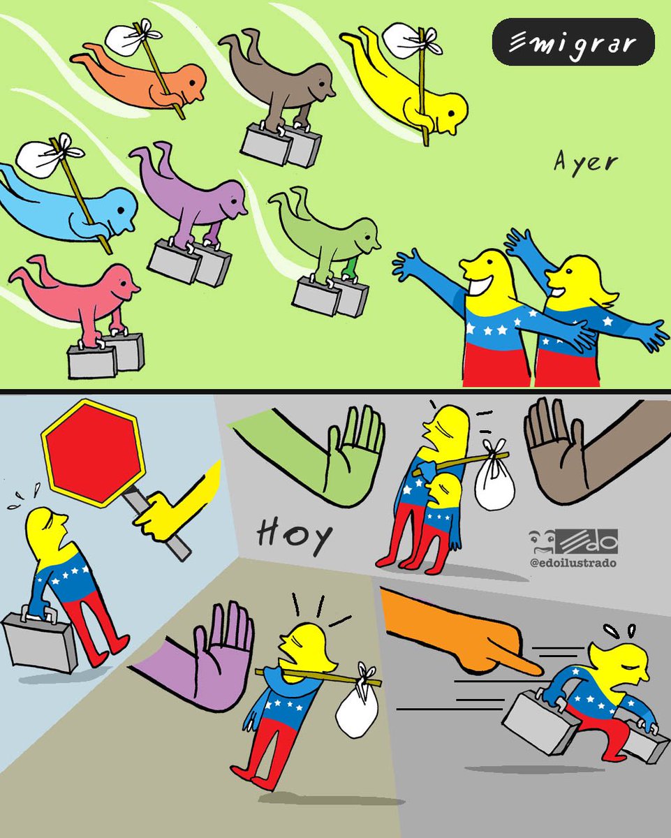 EdoSanabria's tweet image. Emigrar… ayer y hoy