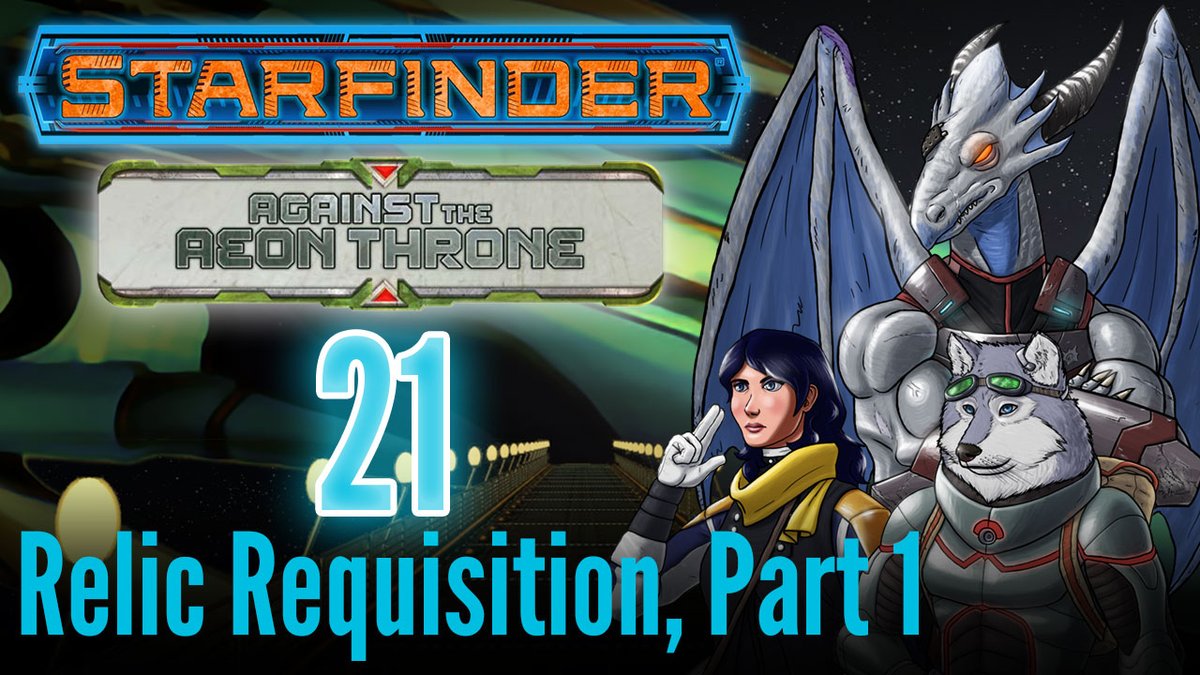 diceversashow's tweet photo. Episode 21 of Dice Versa - Against the Aeon Throne: Relic Requisition, Part 1 is out now!
Join "Cooper's Kids" as the crew finishes up their R&amp;R and puts their plan in motion to take control of the Azlanti starship, The Relic.
Click the link to see it now: https://t.co/Kq1mWXh4f8 https://t.co/UMCvNhPoiO