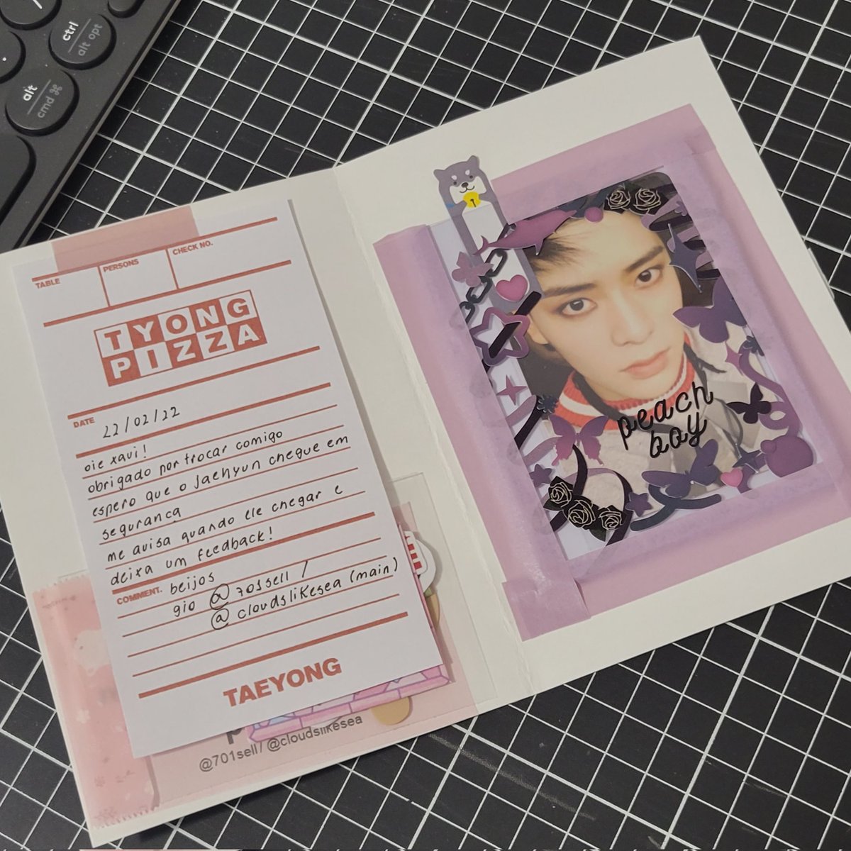 collectseob's tweet photo. feedback mais que positivo pra @701sell que fez a troca dos jaeyong comigo!!

o jaehyun chegou perfeitinho e muito bem embalado 🥺 muito obrigado gio!! 💗💗💗 https://t.co/P1xA5sxbwP