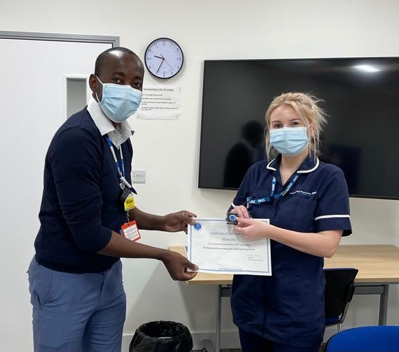 hillingdondns's tweet photo. 👏Huge congratulations to @Rachel_dent20 (Clinical Nurse Facilitator), our very first qualified Professional Nurse Advocate in Hillingdon!⭐️ Looking forward to see how the role develops and supports restorative supervision to our colleagues and teams throughout the Trust 👍👇 https://t.co/IyVP3ssmyg