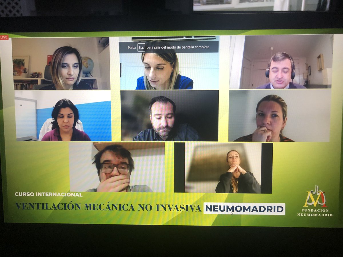 II Curso Internacional de ventilación no invasiva finalizado. Con gran acogida y grandes ponentes. <a href="/lara_bravo/">LBQ</a> El año que viene más .<a href="/NeumoMadrid/">Neumomadrid</a> <a href="/Neumologia_HUG/">Neumología Hospital Universitario de Getafe</a> <a href="/SeparRespira/">SeparRespira</a>
